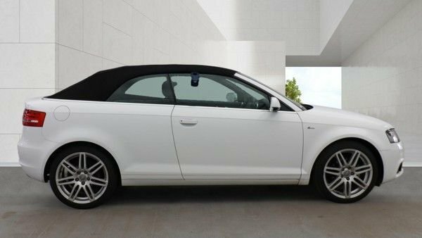 Audi A3 Cabriolet 2.0 Tdi S Line Convertible Euro White #5