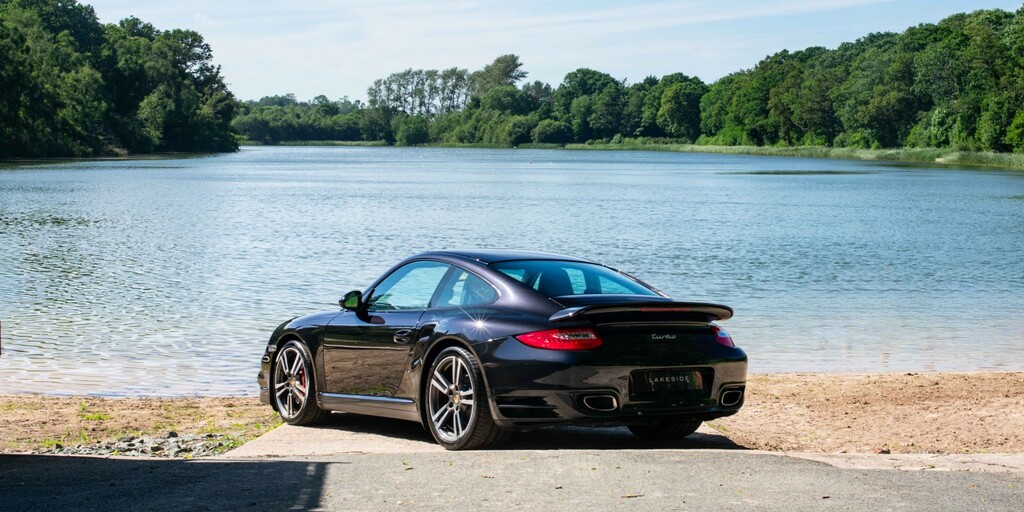 Porsche 911 3.8 997 Turbo Black #4
