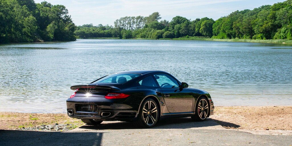 Porsche 911 3.8 997 Turbo Black #6