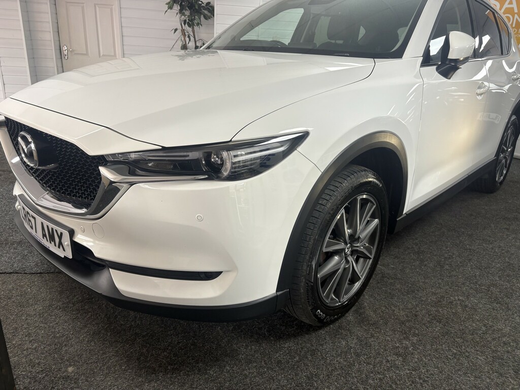 Mazda CX-5 Suv 2.2 Skyactiv-d Sport Nav LR67AMX White #3