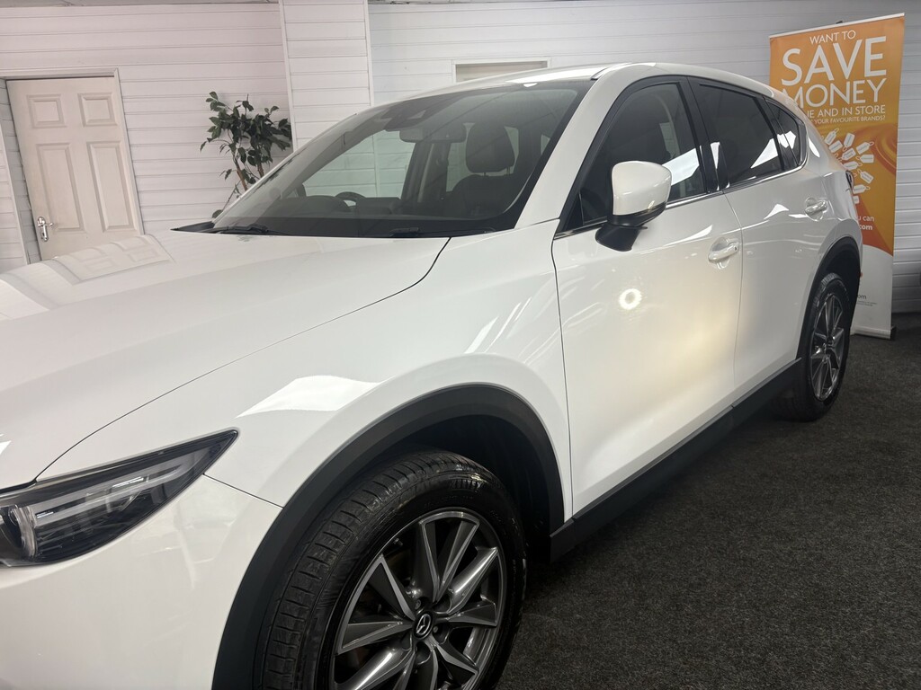 Mazda CX-5 Suv 2.2 Skyactiv-d Sport Nav LR67AMX White #4
