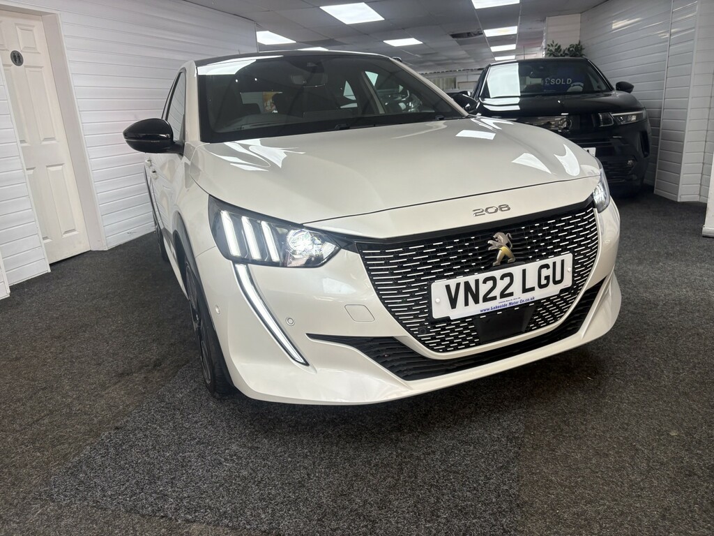 Peugeot e-208 Hatchback 50Kwh Gt Premium White #2