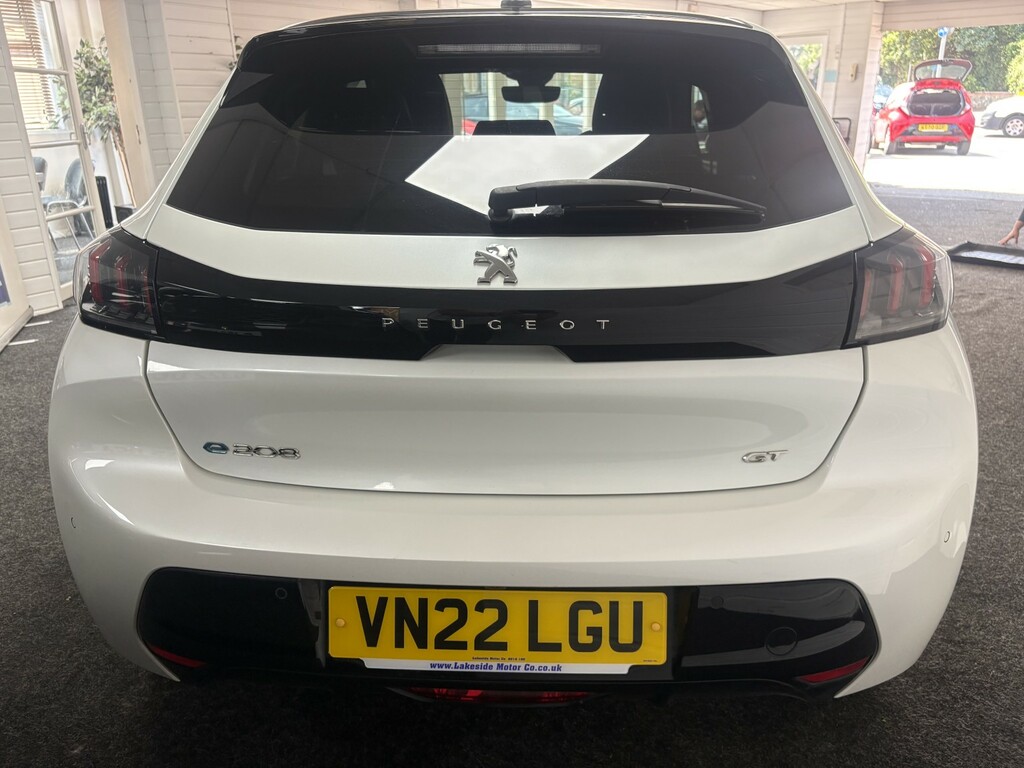 Peugeot e-208 Hatchback 50Kwh Gt Premium White #6
