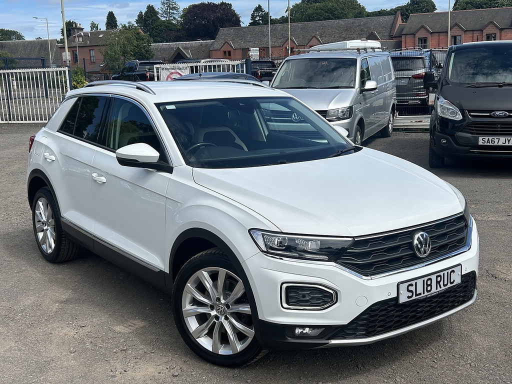 Volkswagen T-Roc 1.5 Tsi Evo Sel Suv Euro 6 Ss White
