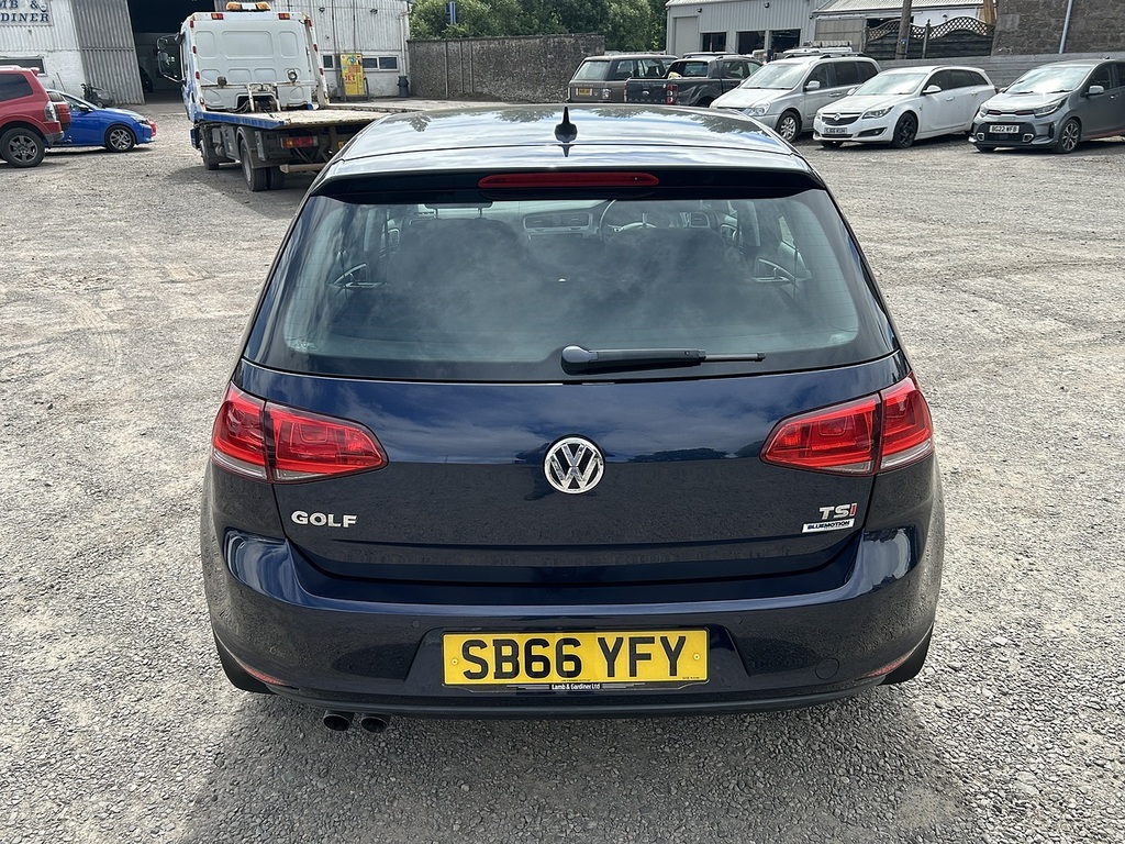 Volkswagen Golf 1.4 Tsi Bluemotion Tech Match Edition Hatchback Blue #4