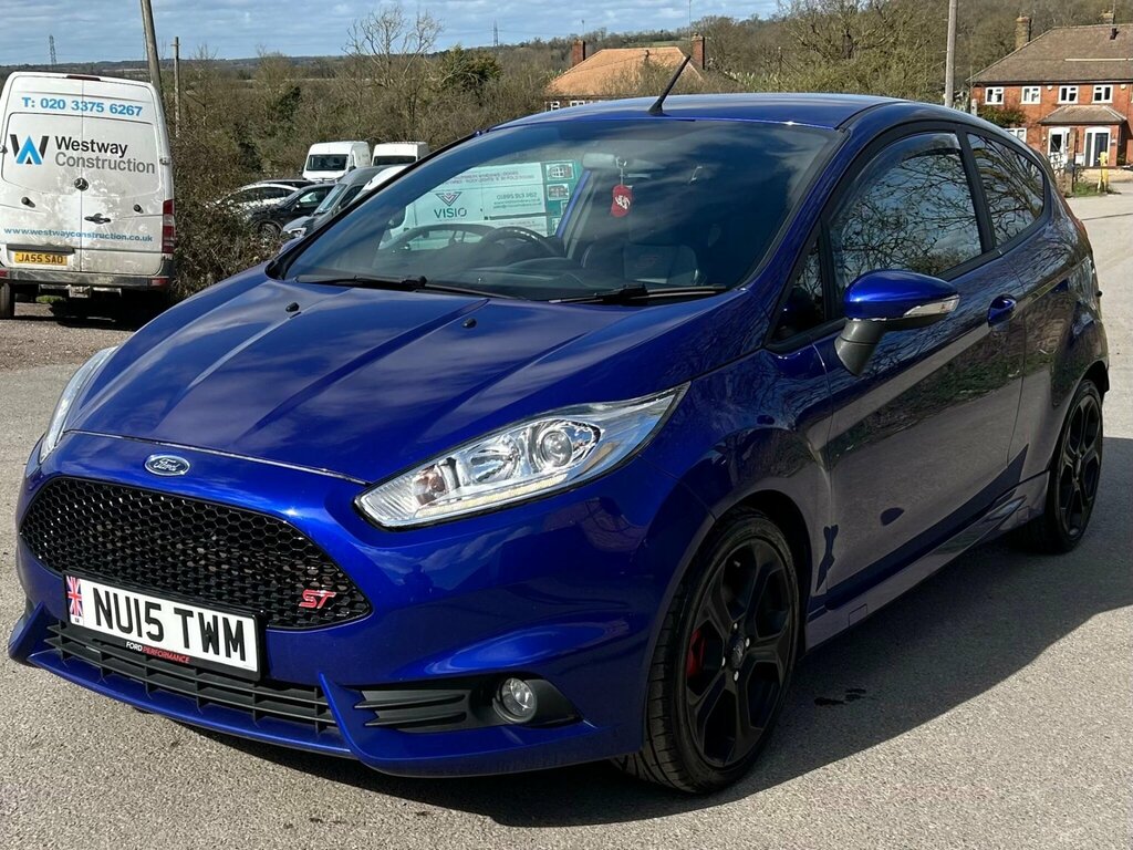Ford Fiesta 1.6T Ecoboost St-2 Hatchback Eur NU15TWM Blue #3