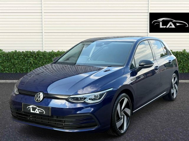 Volkswagen Golf 2021 2.0 Tdi Style Dsg Euro 6 Ss Blue