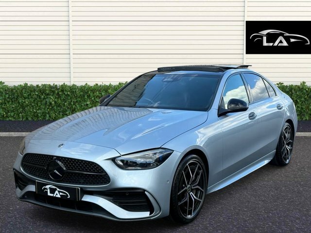 Mercedes-Benz C Class 2024 2.0 C300h Mhev Amg Line Premium Plus G-tron Silver