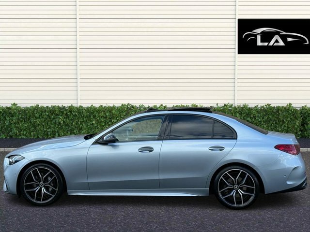 Mercedes-Benz C Class 2024 2.0 C300h Mhev Amg Line Premium Plus G-tron Silver #2