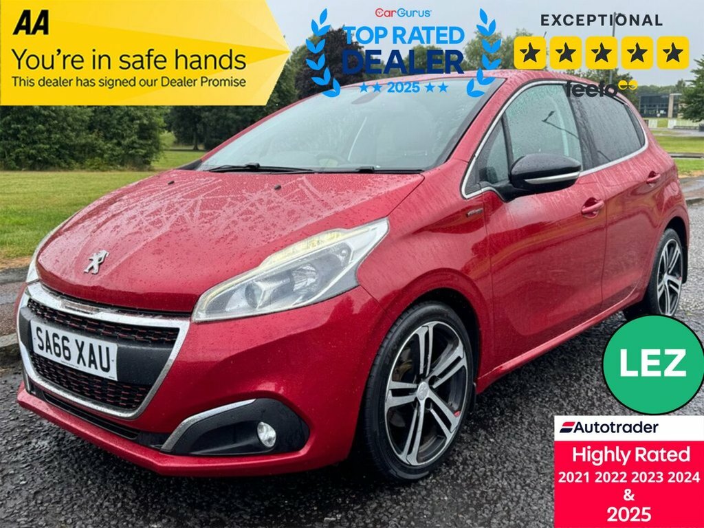 Peugeot 208 1.6L Gt Line SA66XAU Red