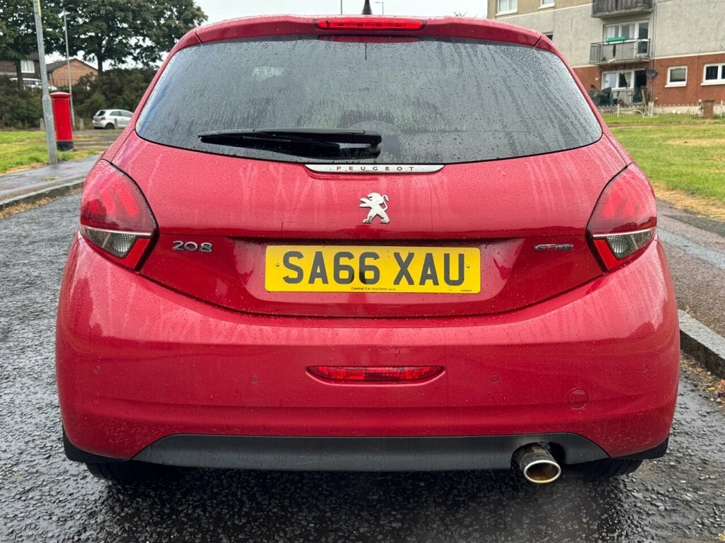 Peugeot 208 1.6L Gt Line SA66XAU Red #4