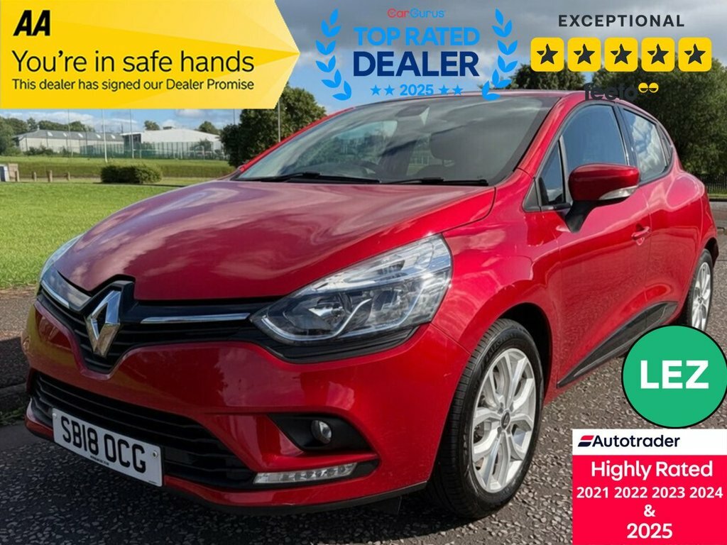 Renault Clio 1.2L Dynamique Nav SB18OCG Red