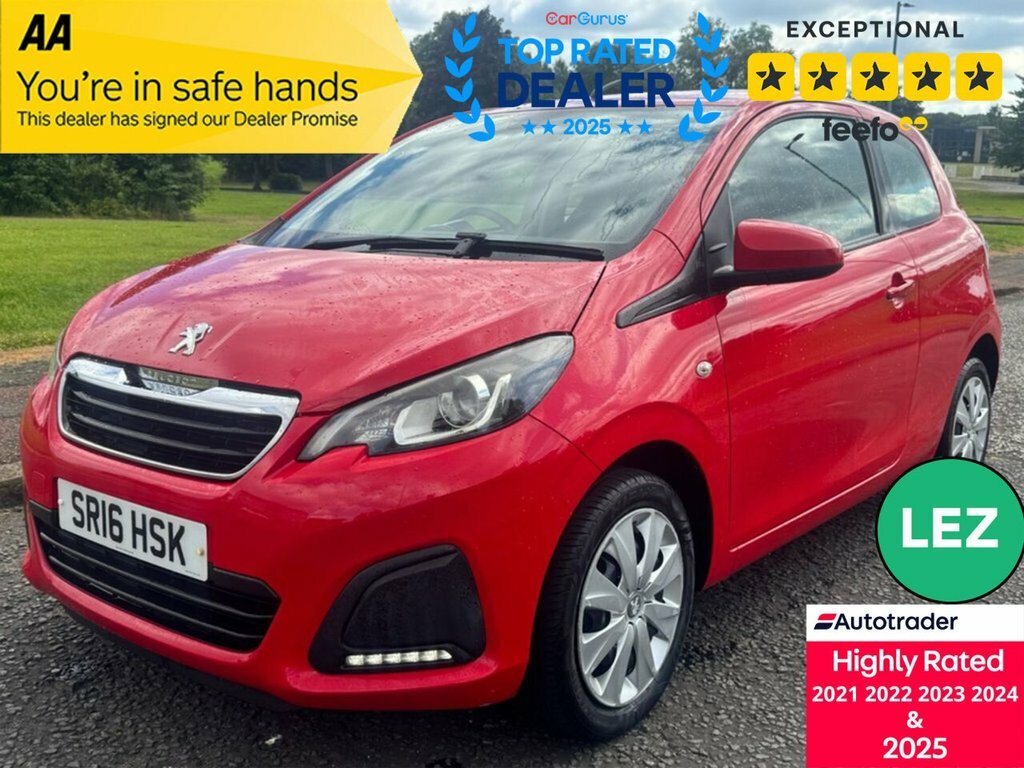Peugeot 108 1L Active Red
