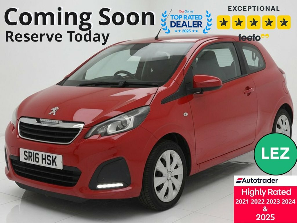 Peugeot 108 1L Active Red