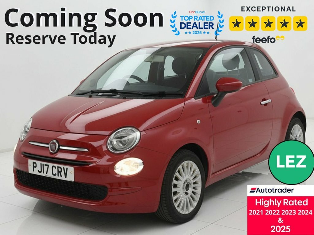 Fiat 500 1.2L Pop Star Red