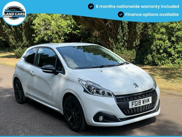Peugeot 208 Puretech Black Edition Hatchback White