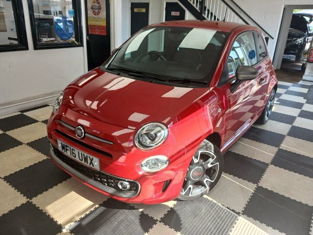 Fiat 500 S Hatchback Red