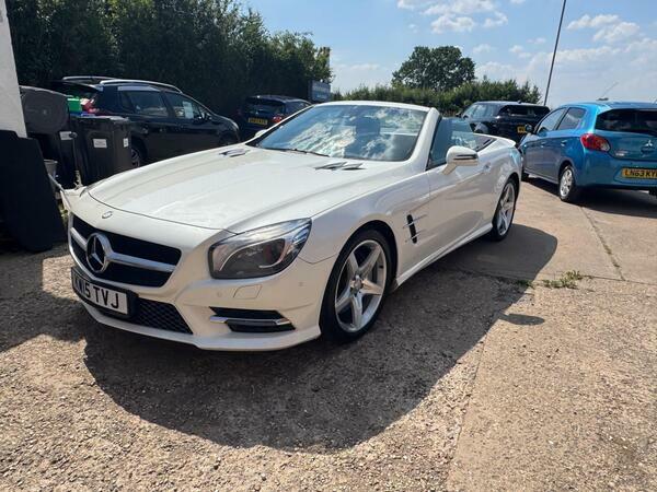 Mercedes-Benz SL Class 3.0 Sl400 Amg Sport G-tronic Euro 6 Ss White #2