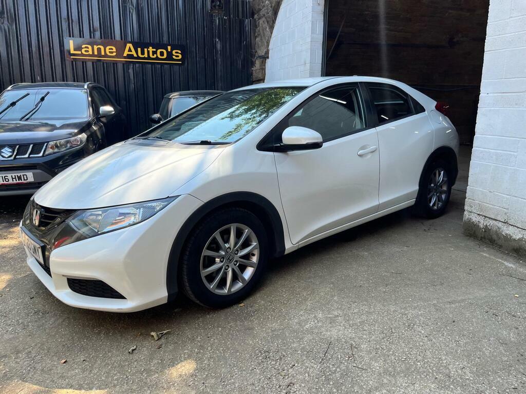 Honda Civic 1.8 I-vtec Se Euro 5 S S White #6