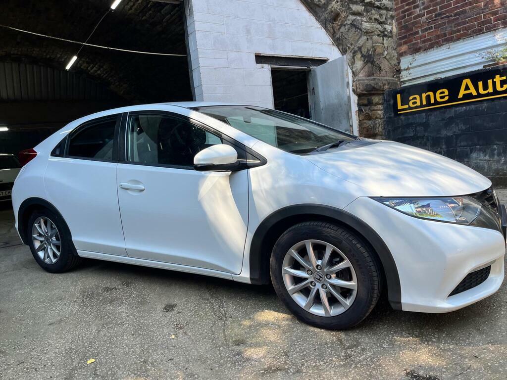 Honda Civic 1.8 I-vtec Se Euro 5 S S White #5