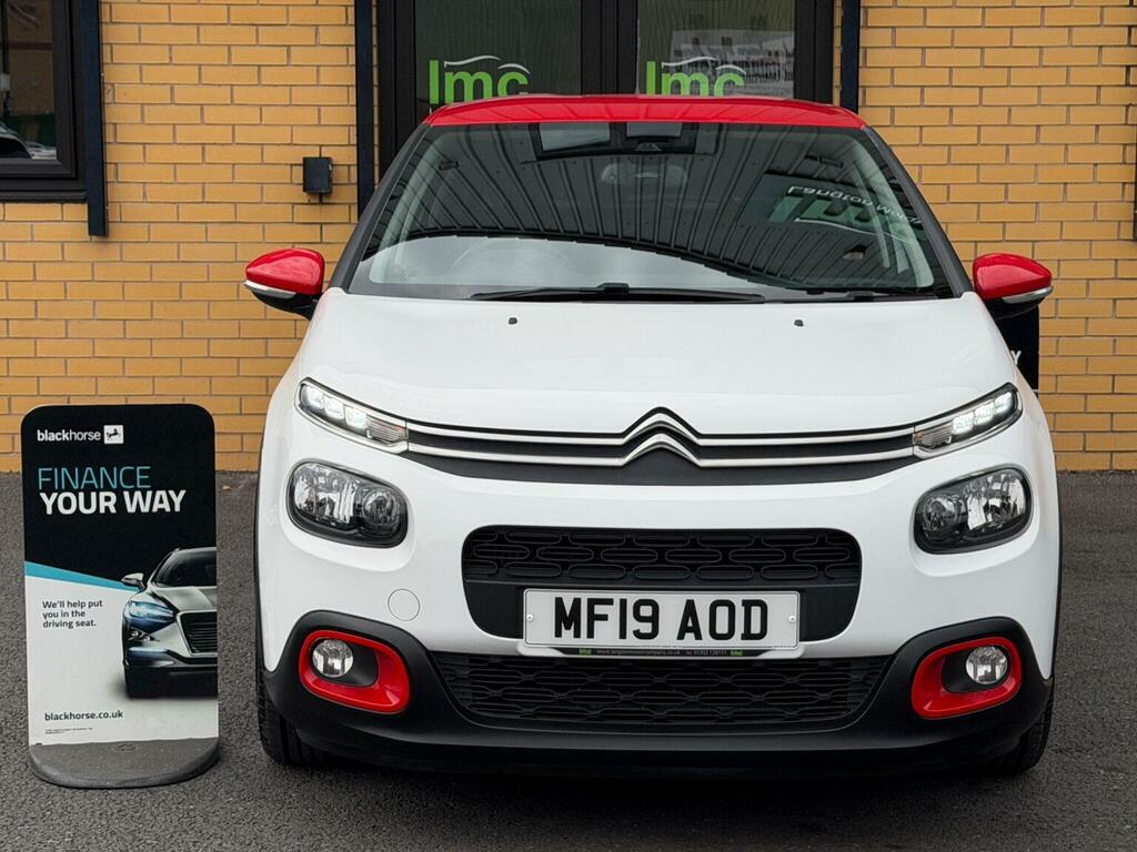 Citroen C3 Hatchback 1.2 Puretech Gpf Flair Euro 6 Ss MF19AOD White #4
