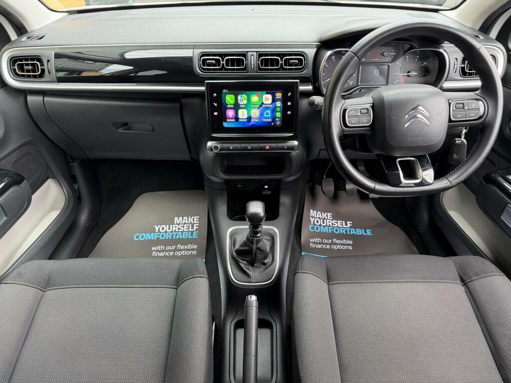 Citroen C3 Hatchback 1.2 Puretech Gpf Flair Euro 6 Ss MF19AOD White #2