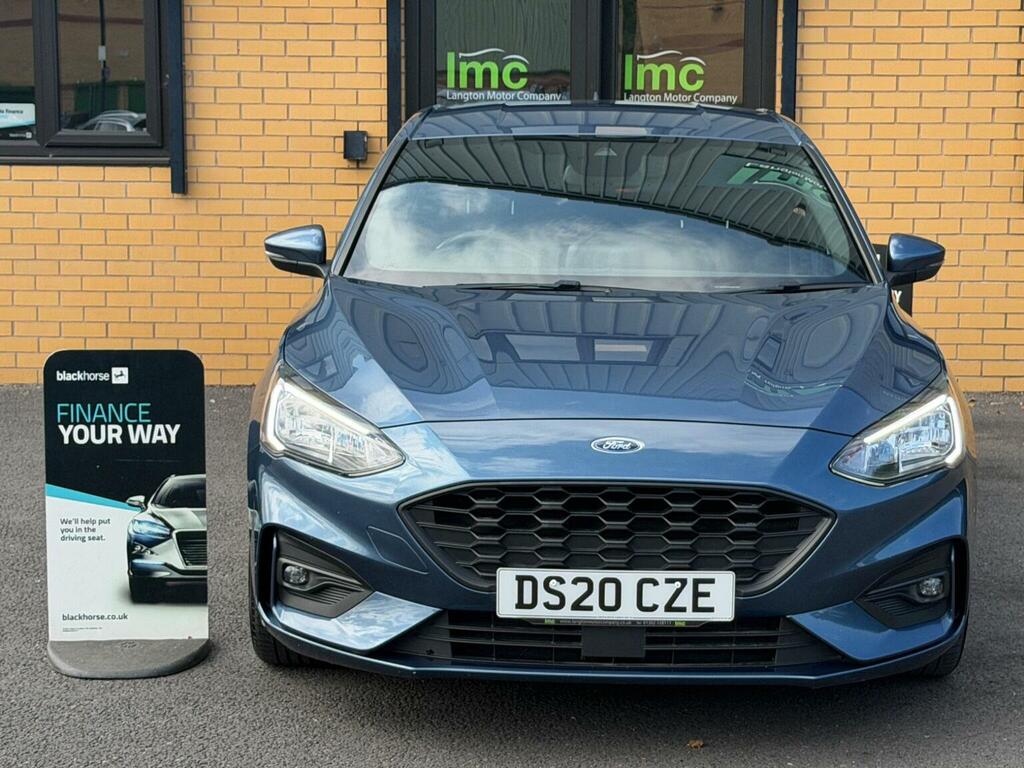 Ford Focus Hatchback 1.0T Ecoboost St-line Euro 6 Ss DS20CZE Blue #4