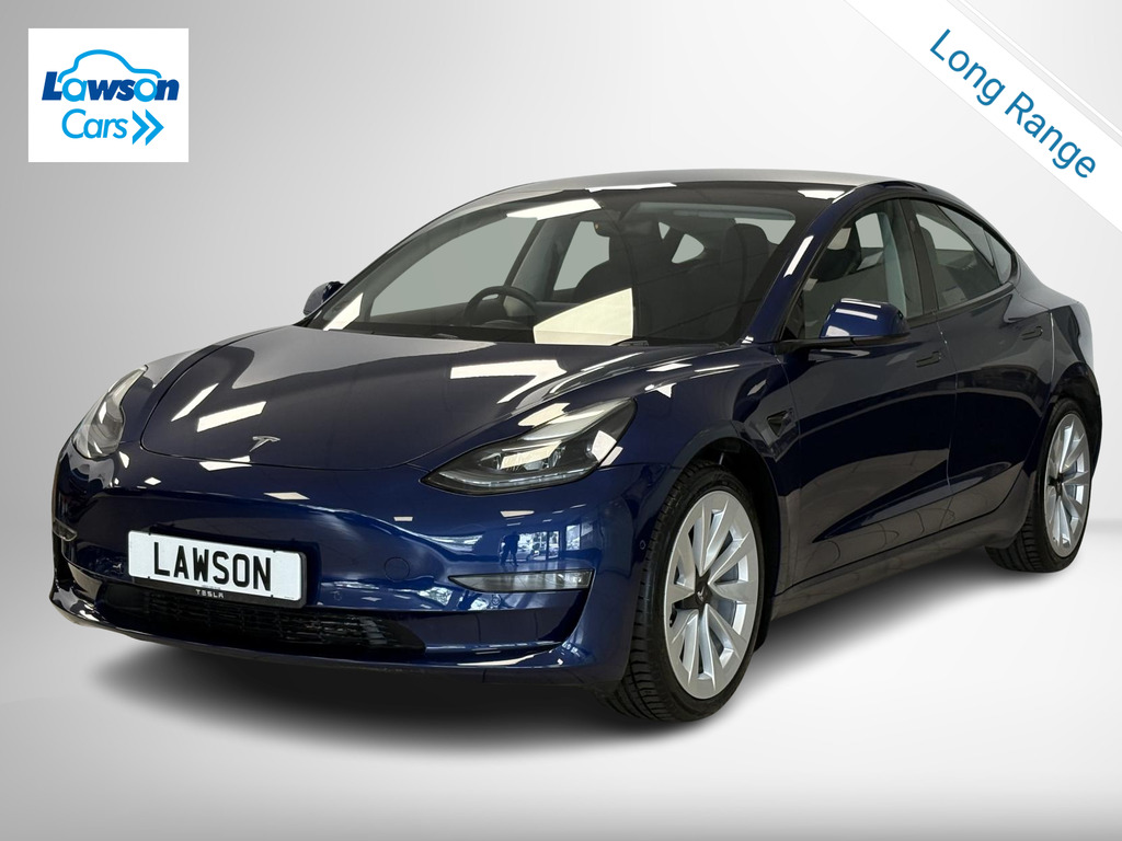 Tesla Model 3 Dual Motor Long Range Saloon 4 Blue