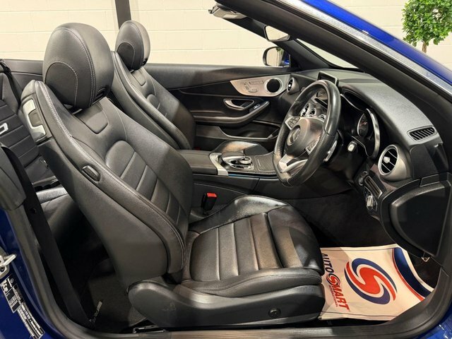Mercedes-Benz C Class 2.1 C220d Amg Line Cabriolet G-tronic Blue #2