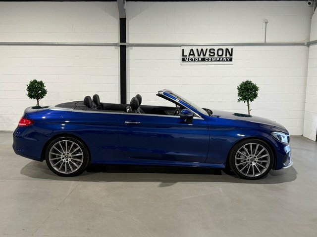 Mercedes-Benz C Class 2.1 C220d Amg Line Cabriolet G-tronic Blue #6
