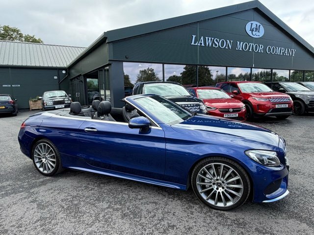 Mercedes-Benz C Class 2.1 C220d Amg Line Cabriolet G-tronic Blue #4