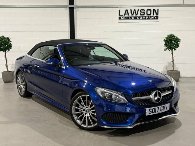 Mercedes-Benz C Class 2.1 C220d Amg Line Cabriolet G-tronic Blue