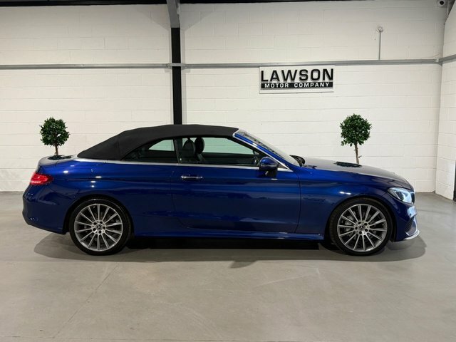 Mercedes-Benz C Class 2.1 C220d Amg Line Cabriolet G-tronic Blue #5