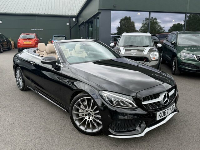 Mercedes-Benz C Class 2.1 C250d Amg Line Premium Plus Cabriolet Di Black #3