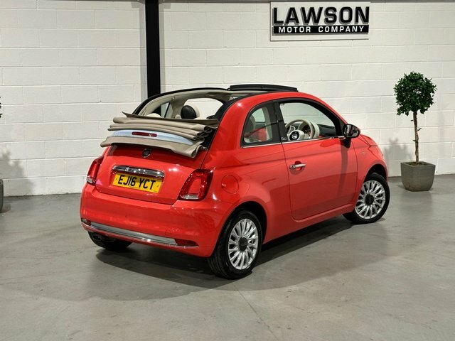 Fiat 500C Convertible 1.2 500C My17 1.2 69Hp Lounge Converti White #11
