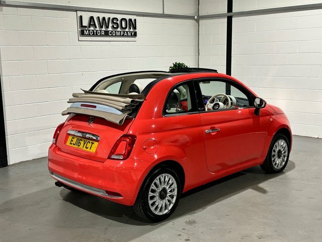 Fiat 500C Convertible 1.2 500C My17 1.2 69Hp Lounge Converti White #9