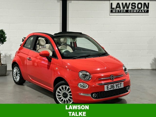 Fiat 500C 1.2 Lounge Convertible Euro 6 S Pink