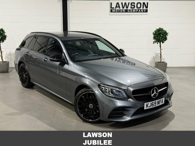 Mercedes-Benz C Class 2.0 C300d Amg Line Night Edition Premium Estate Grey