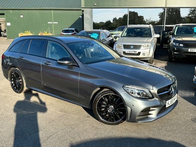 Mercedes-Benz C Class 2.0 C300d Amg Line Night Edition Premium Estate Grey