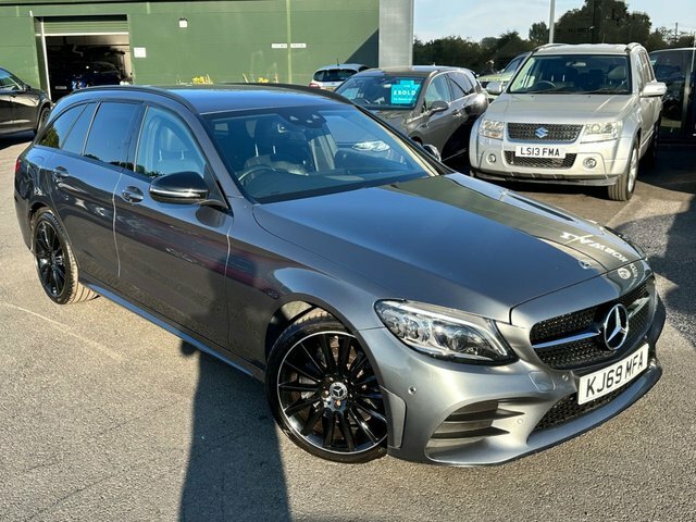 Mercedes-Benz C Class 2.0 C300d Amg Line Night Edition Premium Estate Grey #4