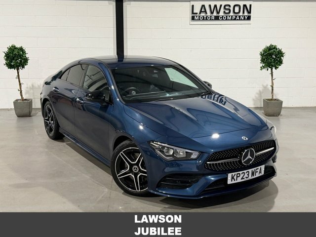 Mercedes-Benz CLA Class 1.3 Cla200 Amg Line Premium Coupe 7G- Blue