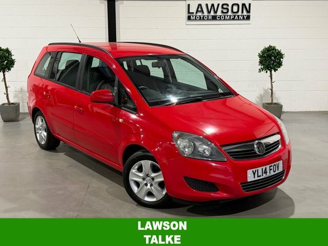 Vauxhall Zafira 1.8 16V Exclusiv Mpv Euro 5 120 Red
