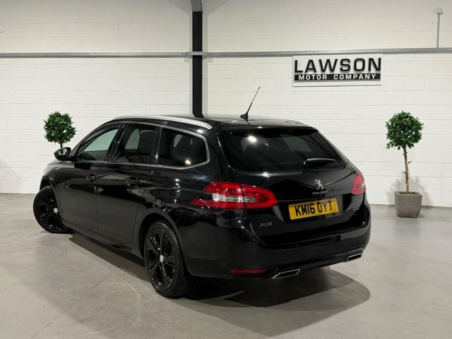Peugeot 308 SW 1.2 Puretech Gt Line Estate Euro Black #6