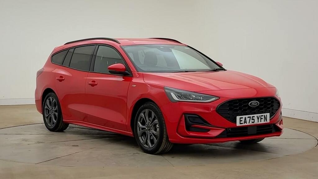 Ford Focus 1.0 Mhev St-line 155Ps Mild Hybrid Estate Gre Red