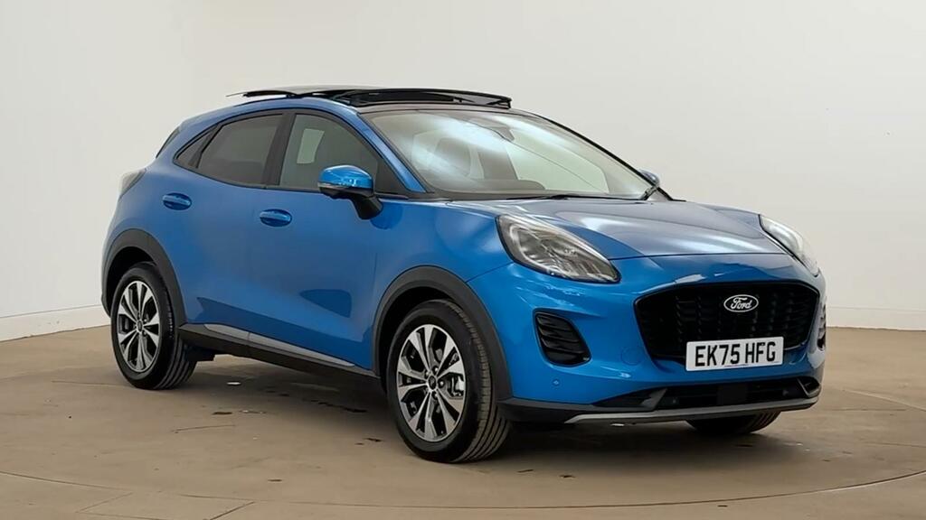 Ford Puma 1.0 Mhev Titanium Mild Hybrid Mega Spec Low M Blue