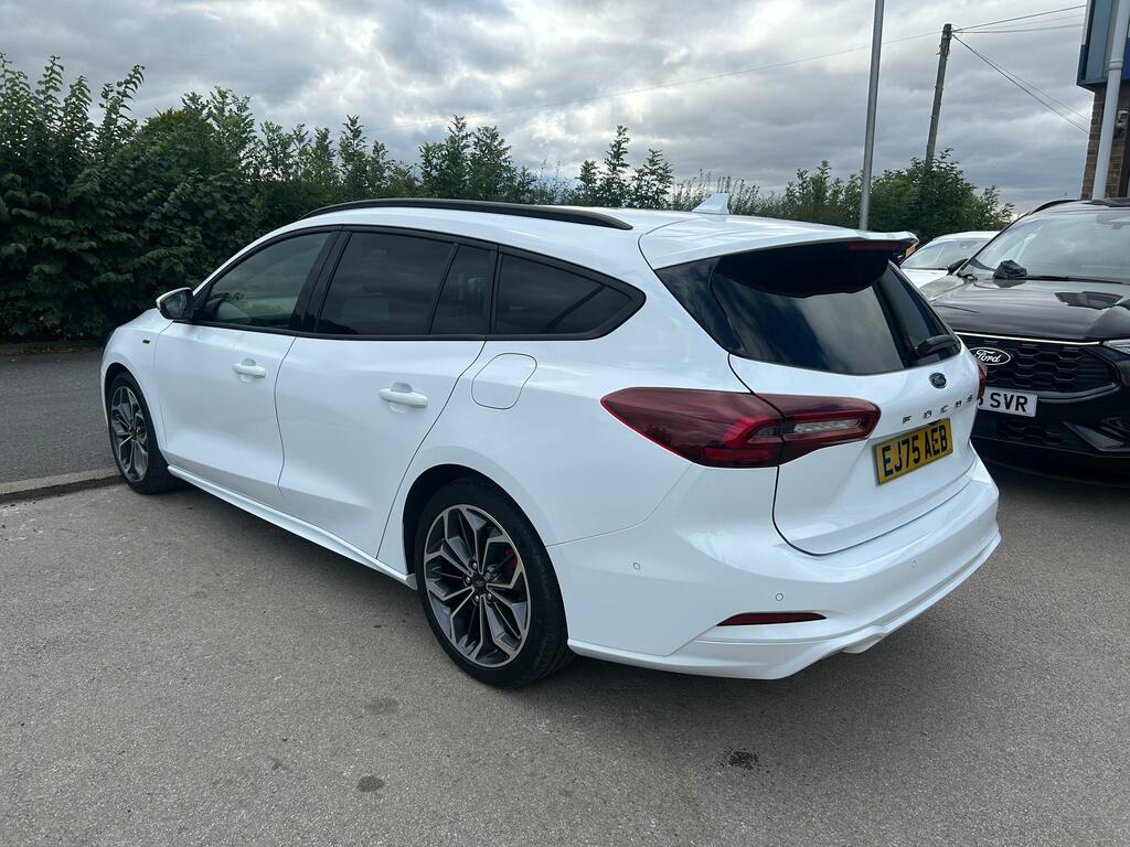 Ford Focus 1.0 Mhev St-line X 155Ps Mild Hybrid Estate M EJ75AEB White #5