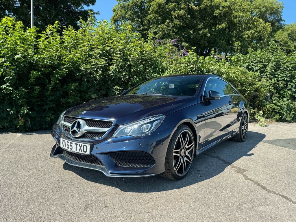 Mercedes-Benz E Class Coupe 2.1 E220d Bluetec Amg Line G-tronic Euro 6 Blue