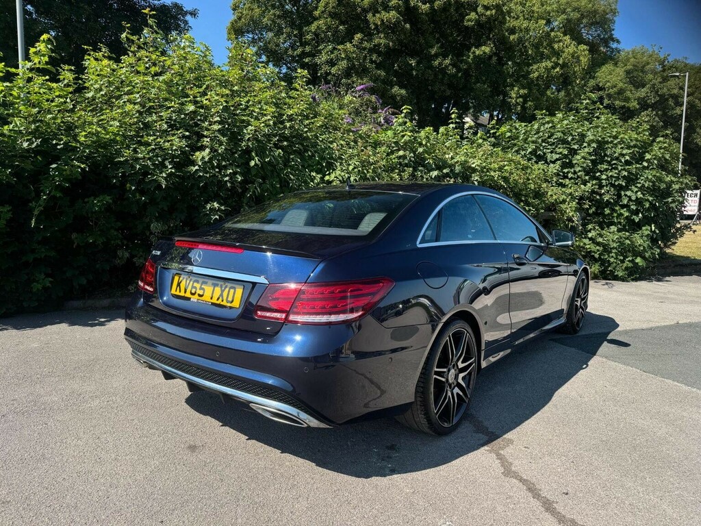 Mercedes-Benz E Class Coupe 2.1 E220d Bluetec Amg Line G-tronic Euro 6 KV65TXO Blue #4