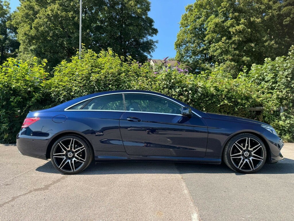 Mercedes-Benz E Class Coupe 2.1 E220d Bluetec Amg Line G-tronic Euro 6 KV65TXO Blue #3