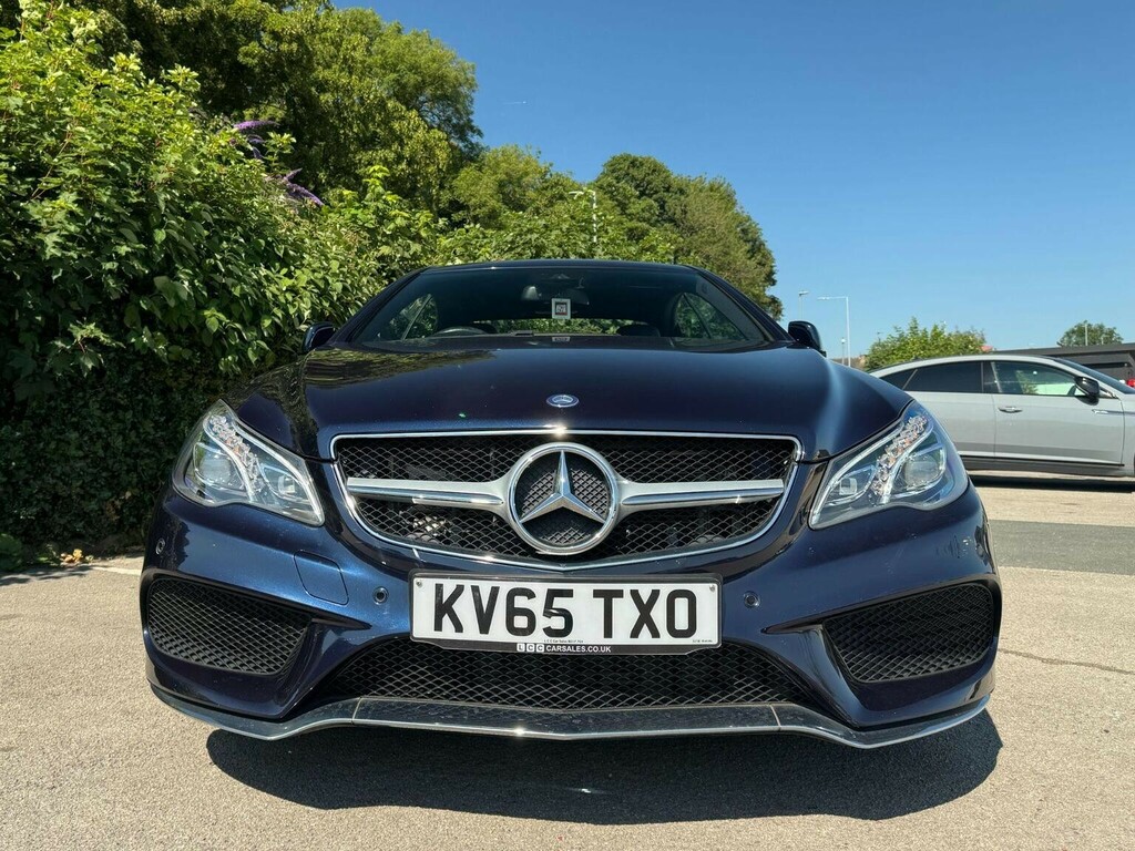 Mercedes-Benz E Class Coupe 2.1 E220d Bluetec Amg Line G-tronic Euro 6 KV65TXO Blue #2